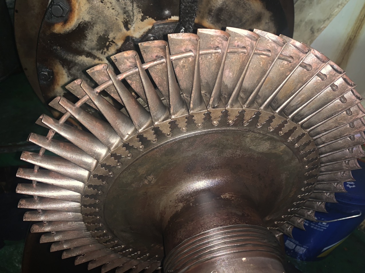 Clean turbocharger.