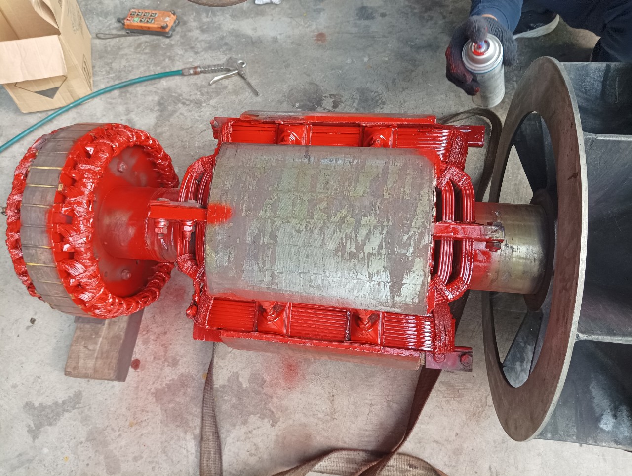 maintenance rotor - repair electric motor.