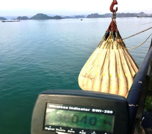 load test 36T - load test deck crane