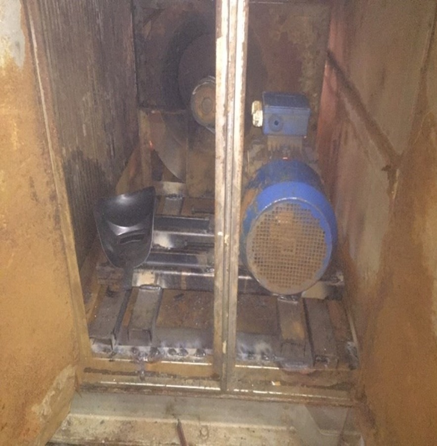 Old part on deck need to be renewal.